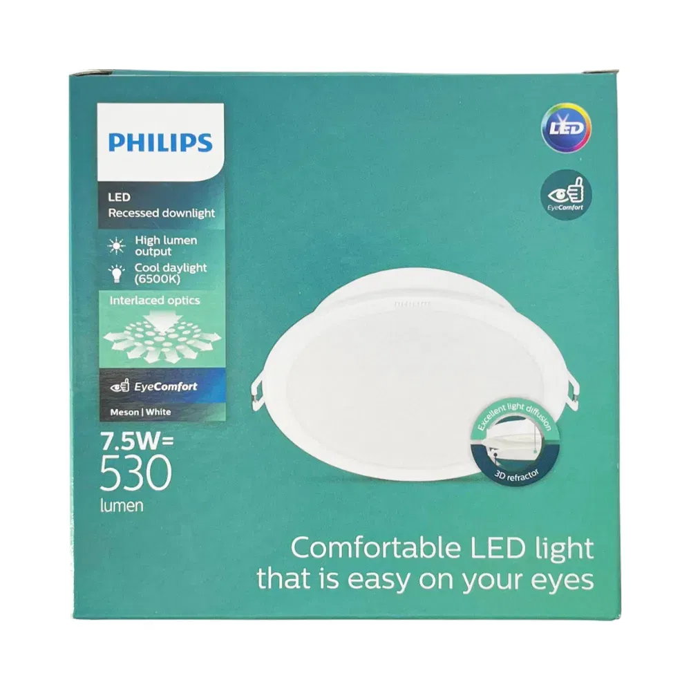 Philips Meson 7.5W Sıvaaltı Yuvarlak Panel Led Armatür 6500K (Beyaz) 59448 - 4