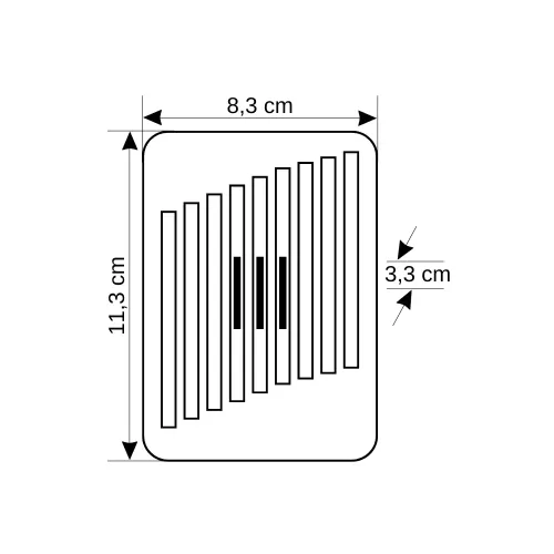 Çise Tek Sesli Kanarya Kapı Zili 12V - 3