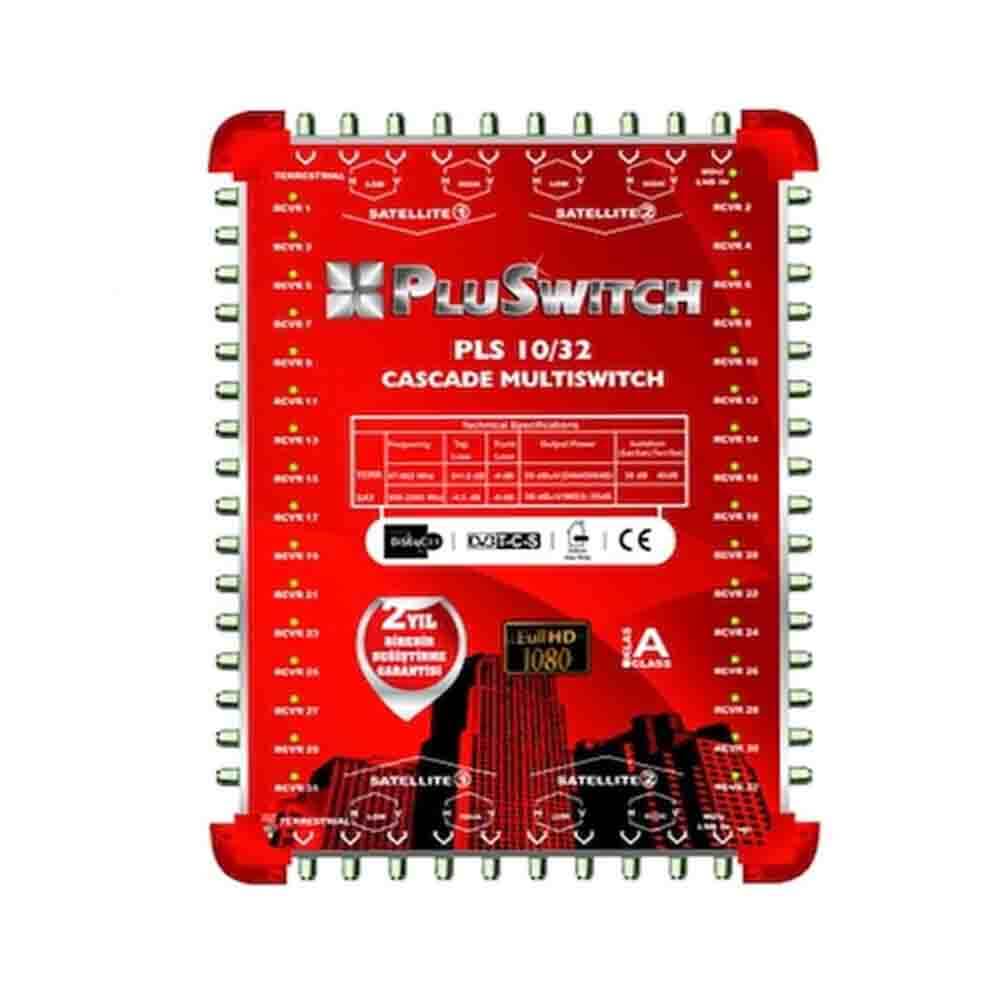 Pluswitch 10/32'li Tv Santrali Kaskatlı - 1