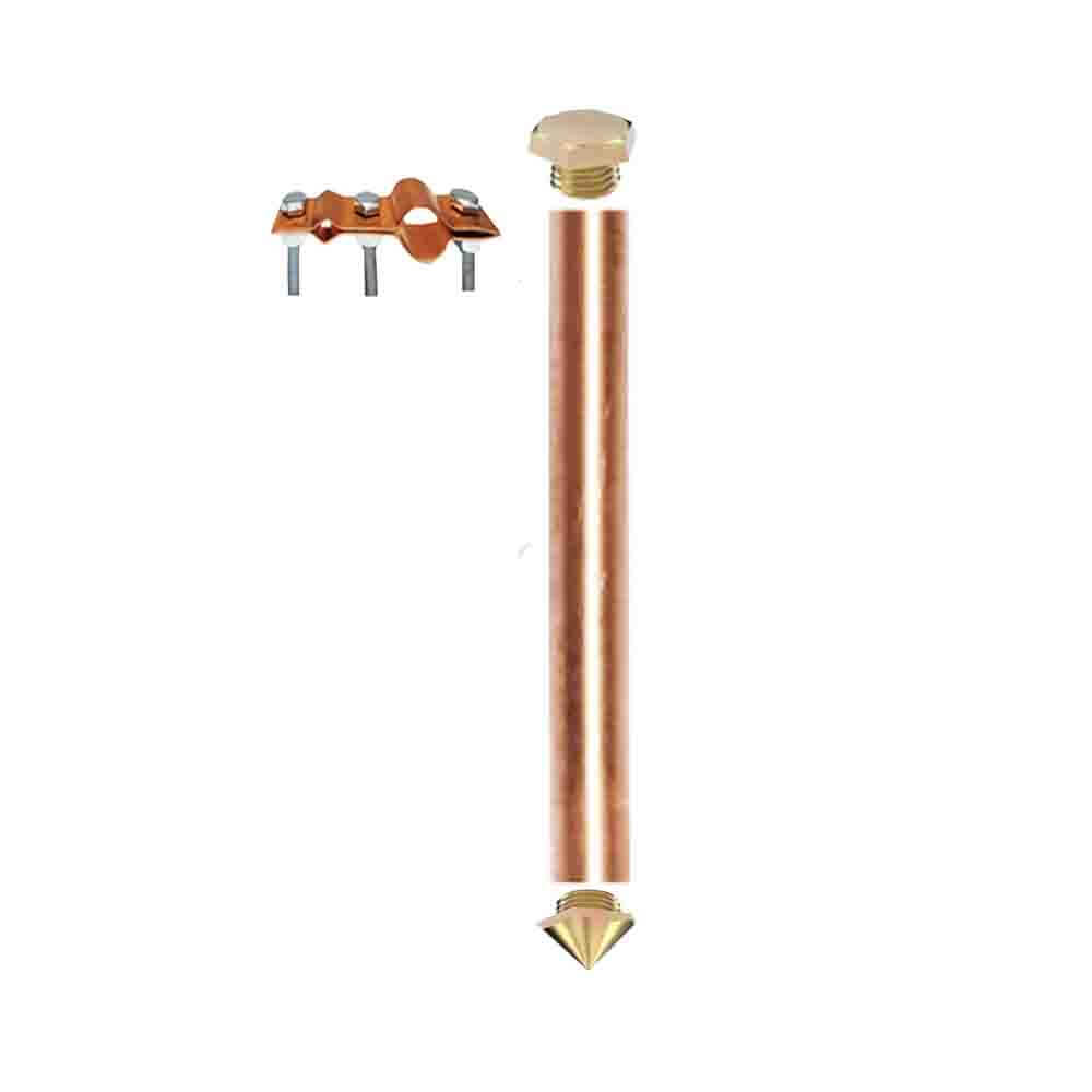 Q20mm Som Bakır Topraklama Çubuğu-100cm - 1