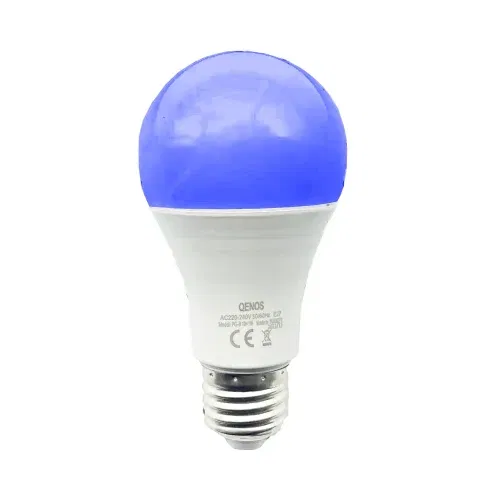 Qenos 10w+1W 2 Renk Led Ampul E27 Duy ( Beyaz-Mavi) - 2