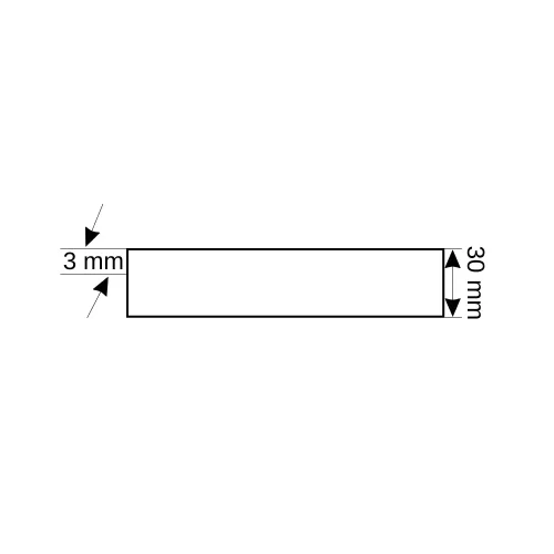 Rdk 30X3 mm Sıcak Daldırma Galvaniz Topraklama Şeridi-1m - 2