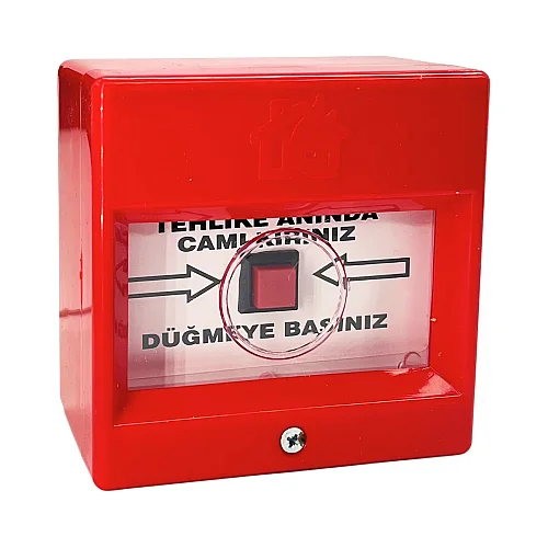 Şark Kare İkaz İhbar Butonu-220V - Şark