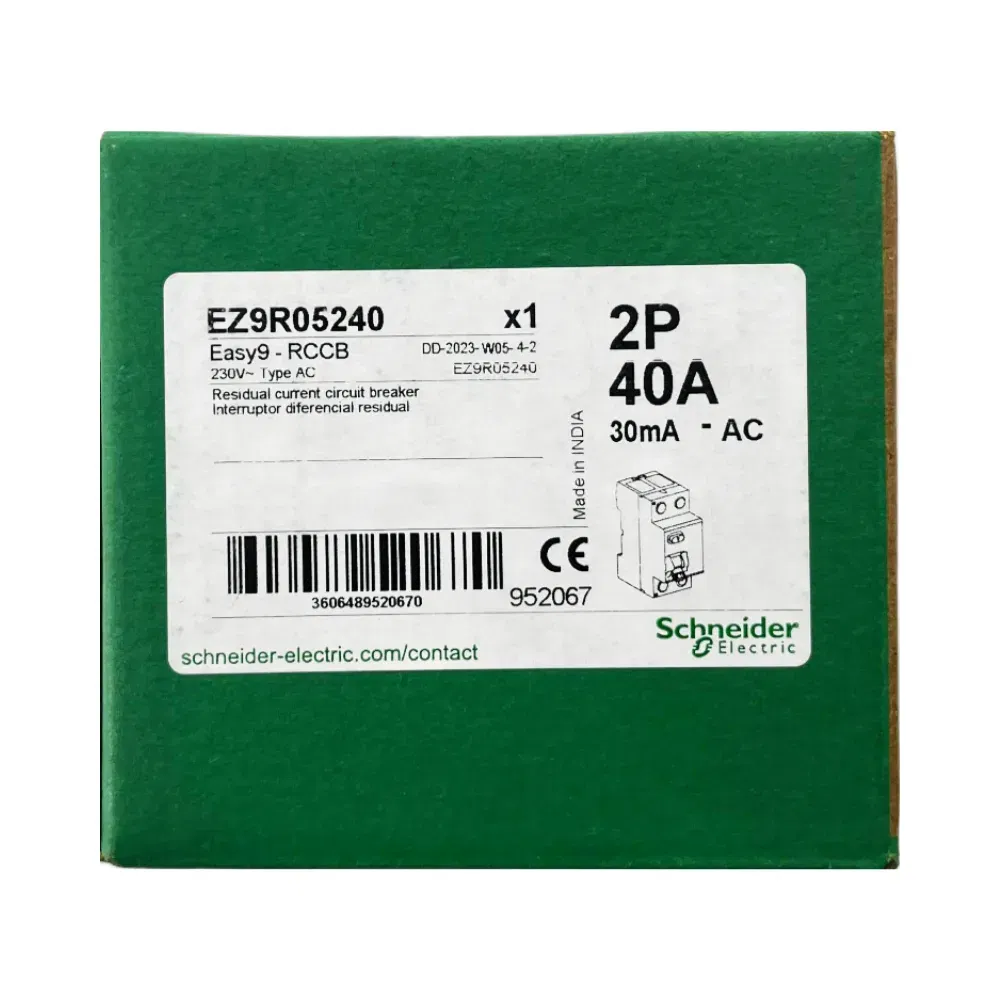 Schnider 2x40A 30mA Kaçak Akım Rölesi EZ9R05240 - 4