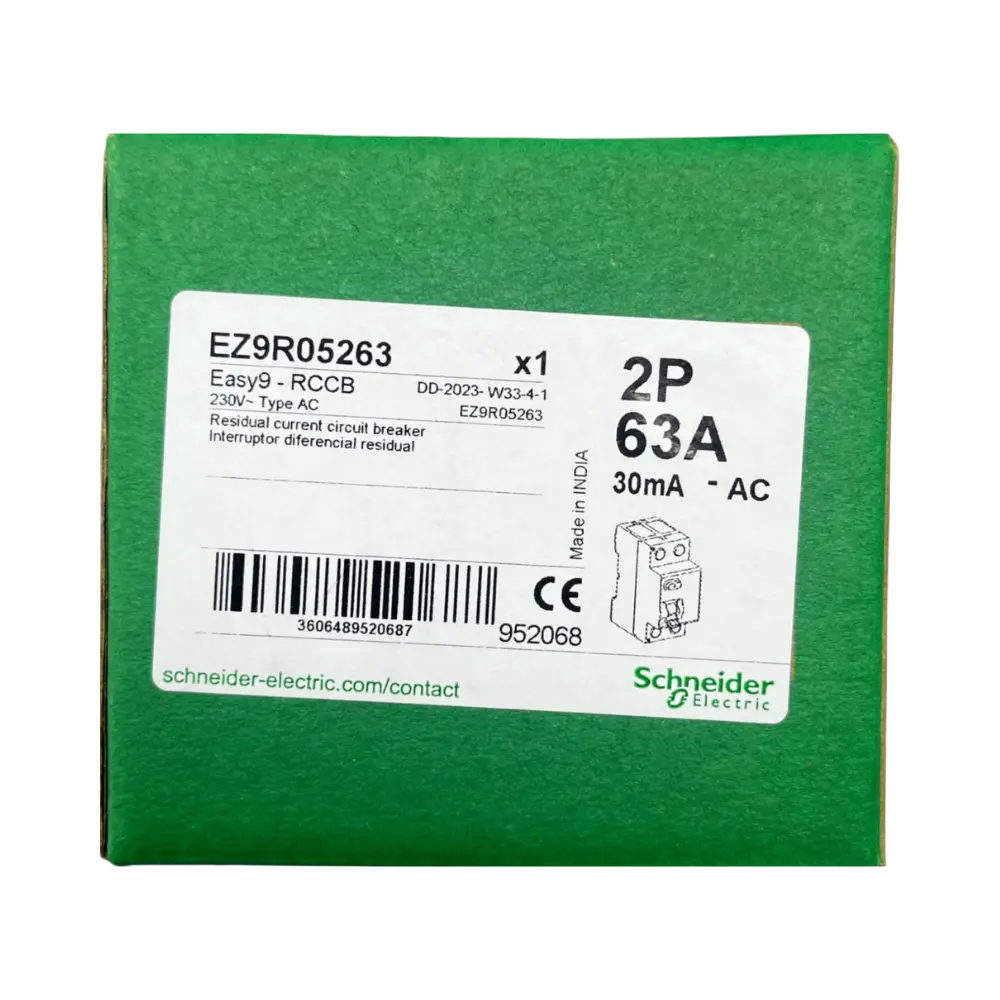 Schnider 2x63A 30mA Kaçak Akım Rölesi EZ9R05263 - 4
