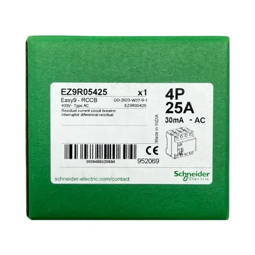 Schnider 4x25A 30mA Kaçak Akım Rölesi EZ9R05425 - 4