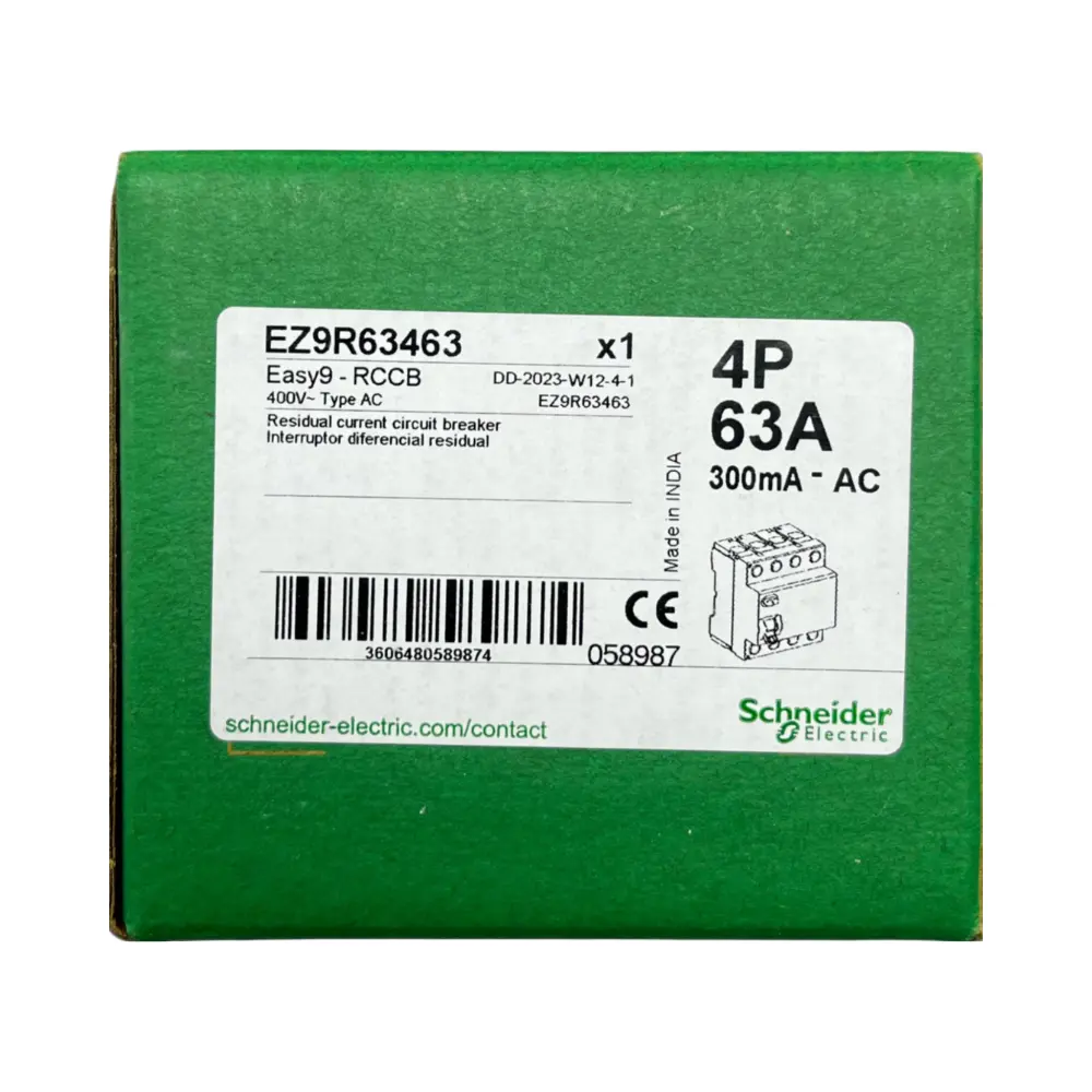 Schnider 4x63A 300mA Kaçak Akım Rölesi EZ9R63463 - 4