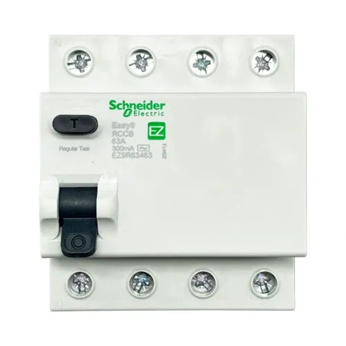 Schnider 4x63A 300mA Kaçak Akım Rölesi EZ9R63463 - 1