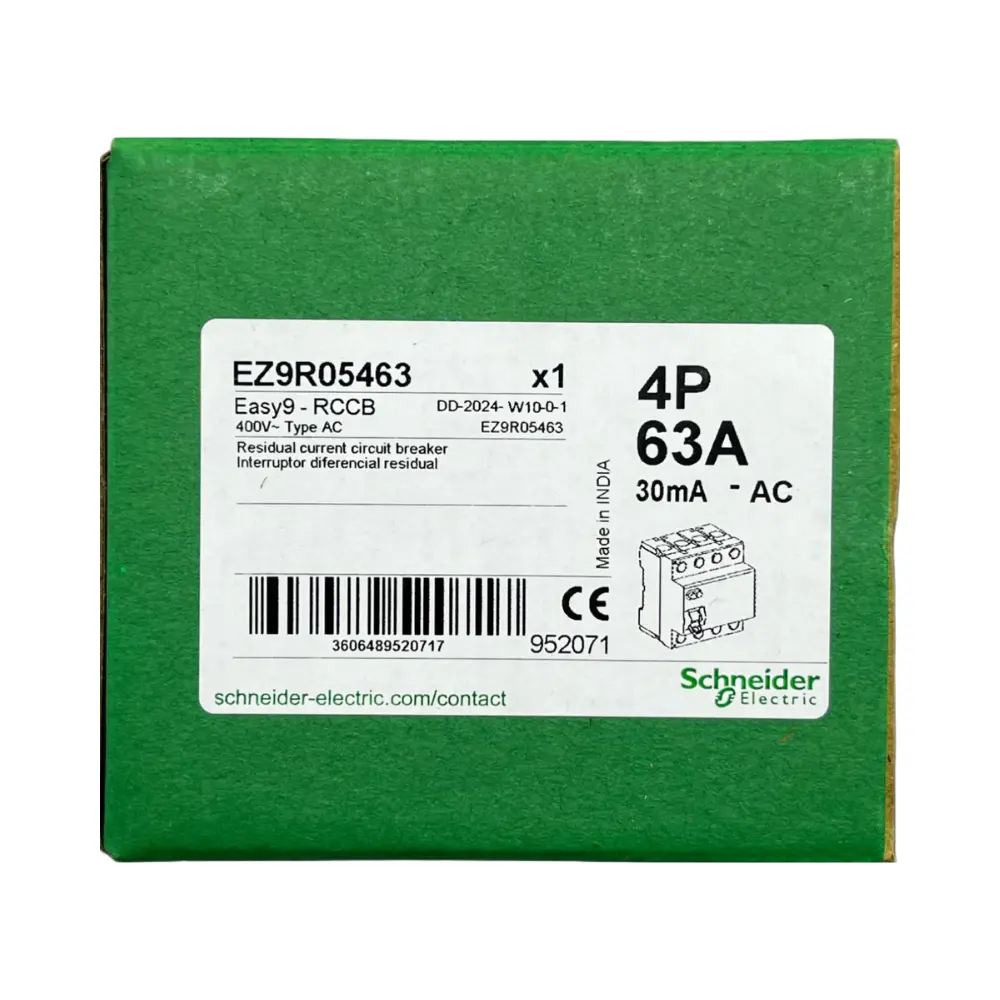 Schnider 4x63A 30mA Kaçak Akım Rölesi EZ9R05463 - 4