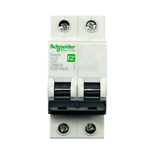 Schnider C Tipi 2X20A 4,5kA Otomatik Sigorta EZ9F34220 - 1