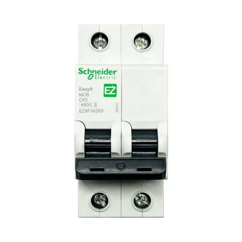 Schnider C Tipi 2X63A 4,5kA Otomatik Sigorta EZ9F34263 - 1