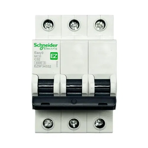 Schnider C Tipi 3X32A 4,5kA Otomatik Sigorta EZ9F34332 - 1