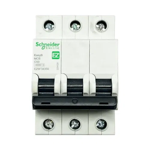 Schnider C Tipi 3X50A 4,5kA Otomatik Sigorta EZ9F34350 - 1