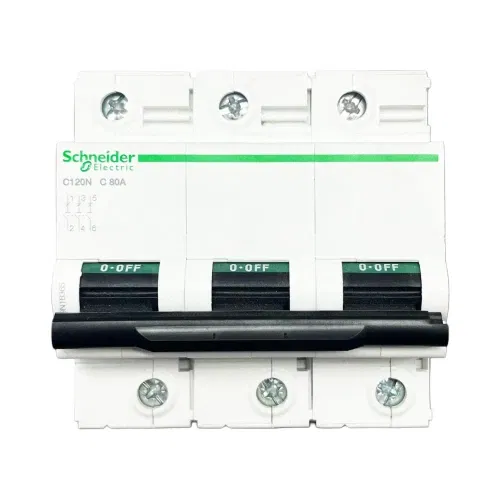 Schnider C Tipi 3X80A 10kA Otomatik Sigorta A9N18365 - 1