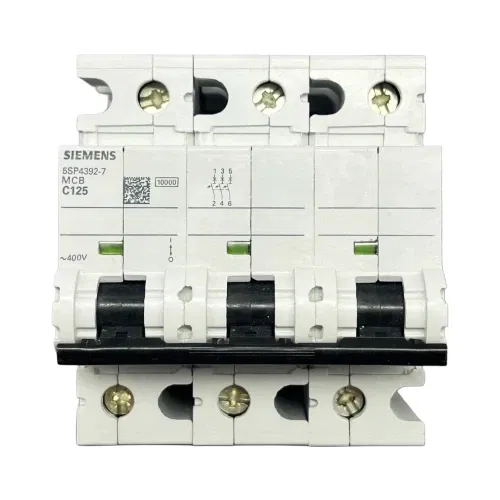 Siemens C Tipi 3x125A 10kA Otomatik Sigorta 5SP4392-7 - 1