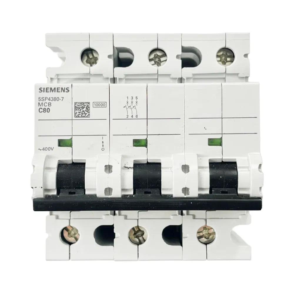 Siemens C Tipi 3x80A 10kA Otomatik Sigorta 5SP4380-7 - 1