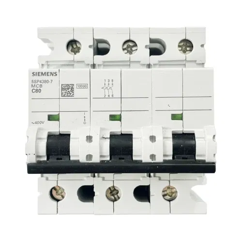 Siemens C Tipi 3x80A 10kA Otomatik Sigorta 5SP4380-7 - 1