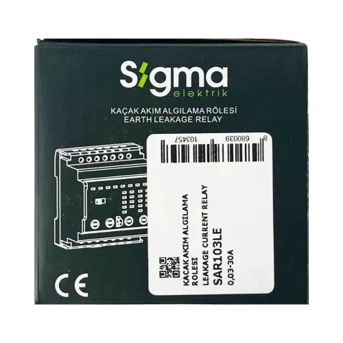 Sigma 0,03-30A Kaçak Akım Algılama Rölesi (SAR 103LE) - 4