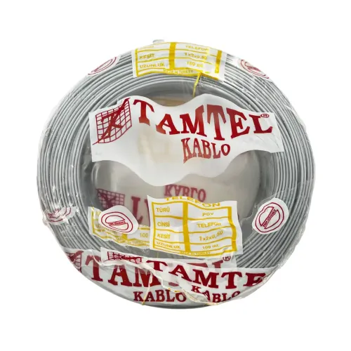 Tamtel 1x2x0.50mm Telefon Kablosu Bakır-100m - Tamtel