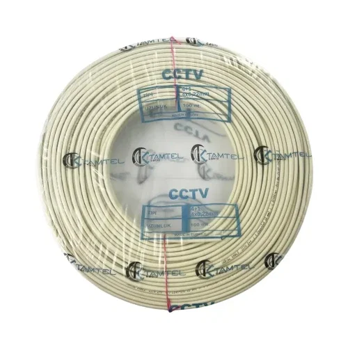 Tamtel 4+1 Cctv 4X0,22mm Kamera Kablosu Bakır-100m - Tamtel