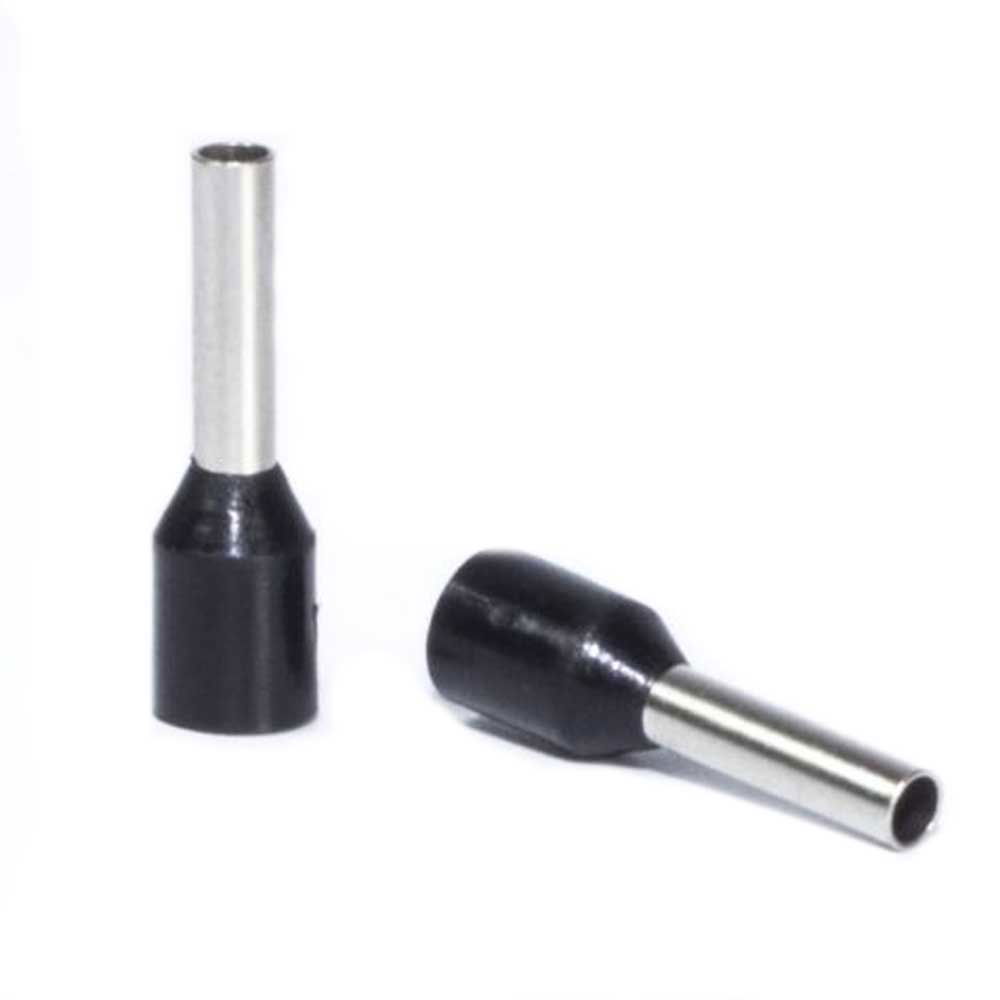 Terminalsan 1,5mm Siyah İzoleli Kablo Yüksüğü Tek Girişli-1Ad. - 1