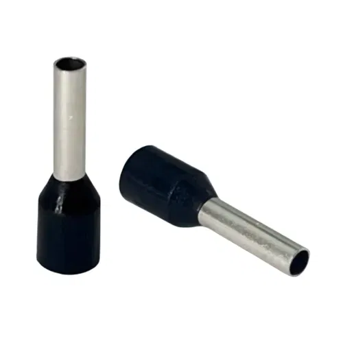 Terminalsan 1,5mm Siyah İzoleli Kablo Yüksüğü Tek Girişli-1Ad. - 1