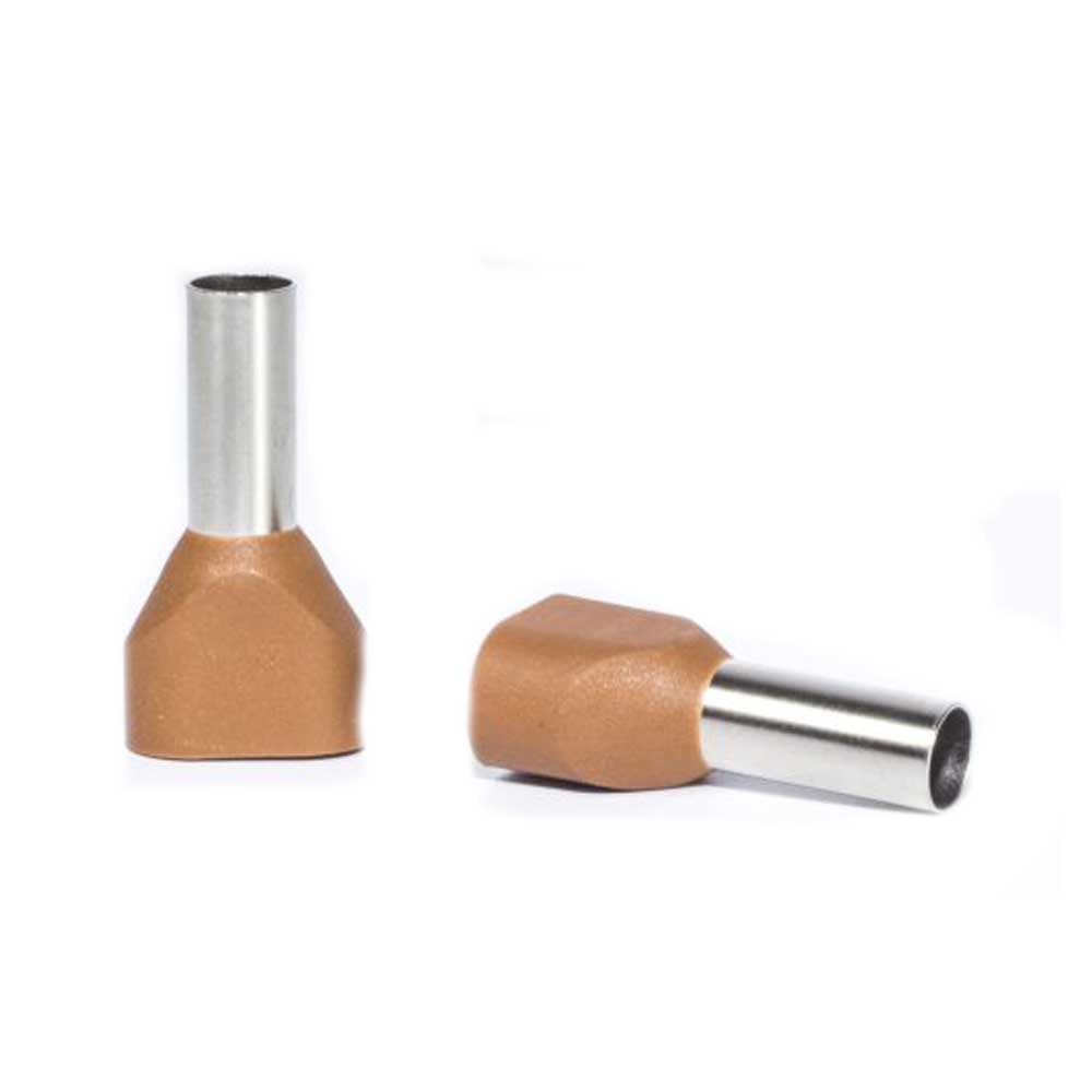 Terminalsan 16mm A.Kahve İzoleli Kablo Yüksüğü Tek Girişli-1Ad. - 1