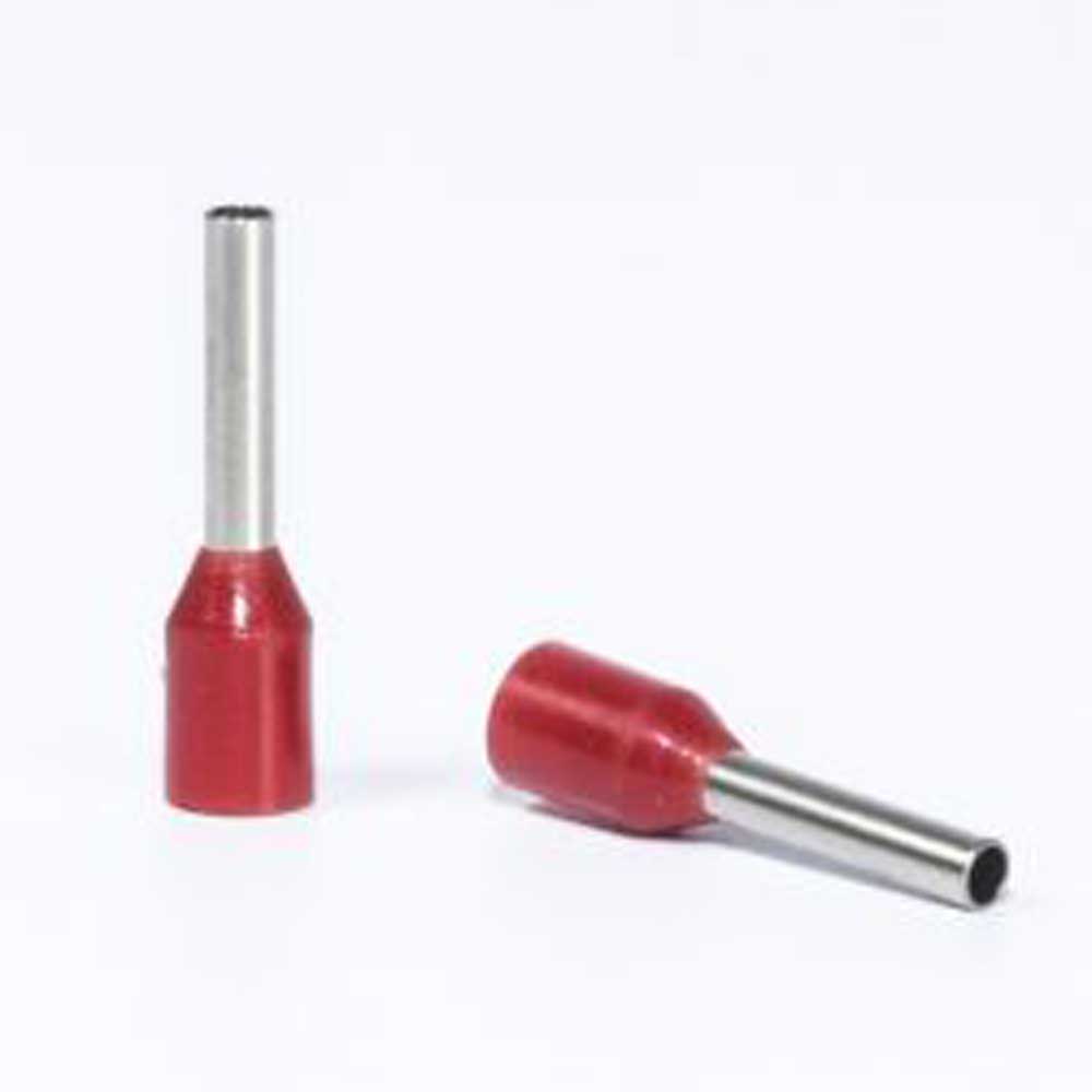 Terminalsan 1mm Kırmızı İzoleli Kablo Yüksüğü Tek Girişli-1Ad. - 1