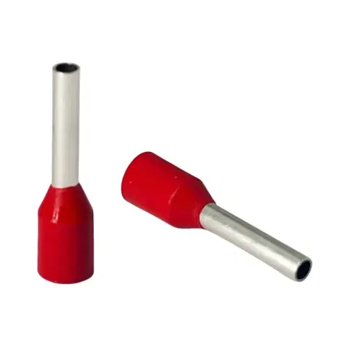 Terminalsan 1mm Kırmızı İzoleli Kablo Yüksüğü Tek Girişli-1Ad. - 1