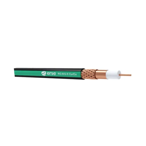 Erse RG6/U6 Tv Kablosu Cu/Cu Class B Eca-1m - Erse
