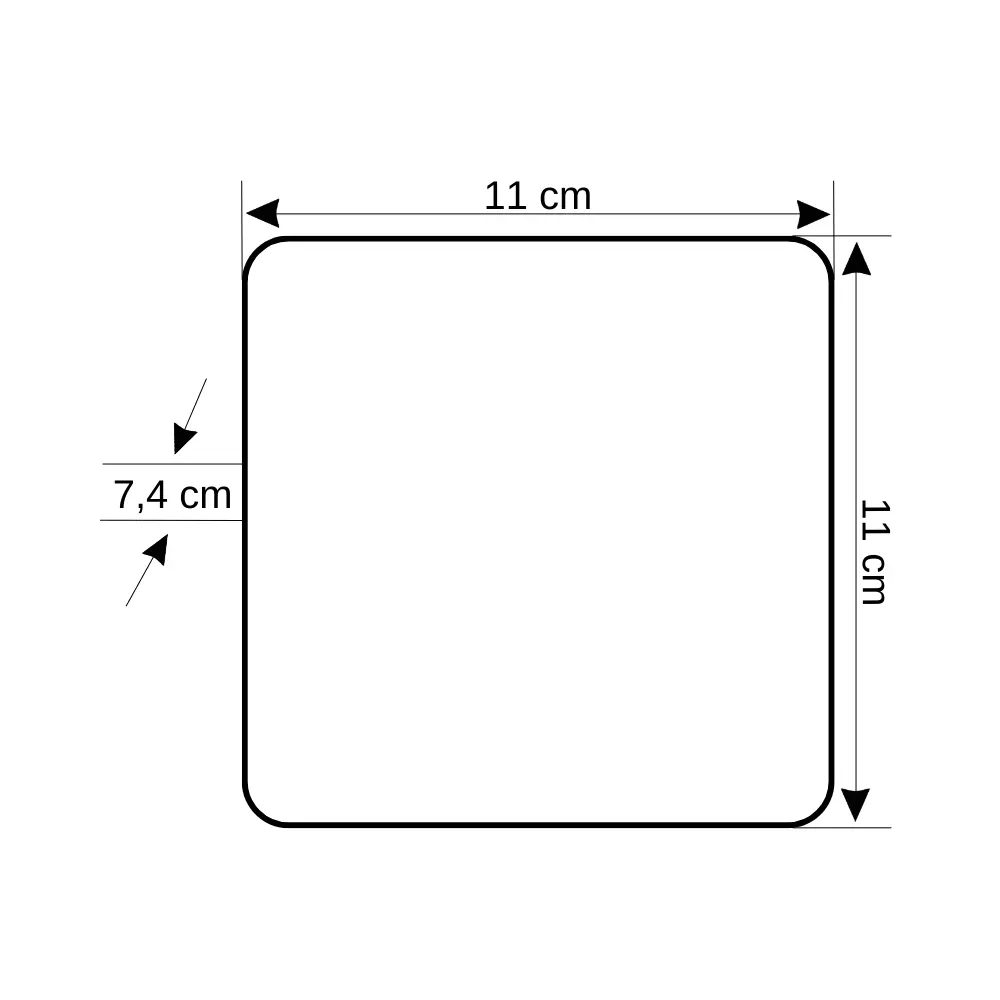 Vest 110x110X74mm Sıvaüstü Buat VST 005 - 3