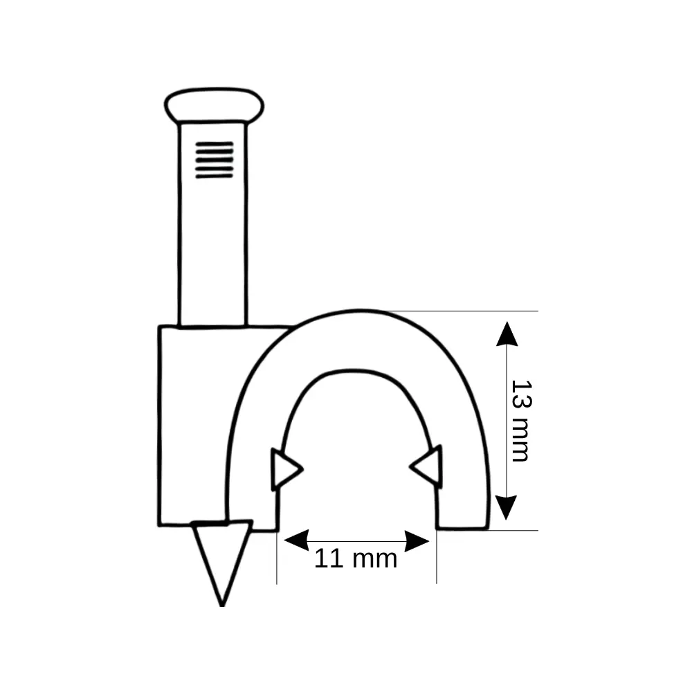 Vest No:5 Çivili Kroşe (100'lü Paket) - 2