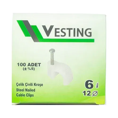 Vest No:6 Çivili Kroşe (100'lü Paket) - 3