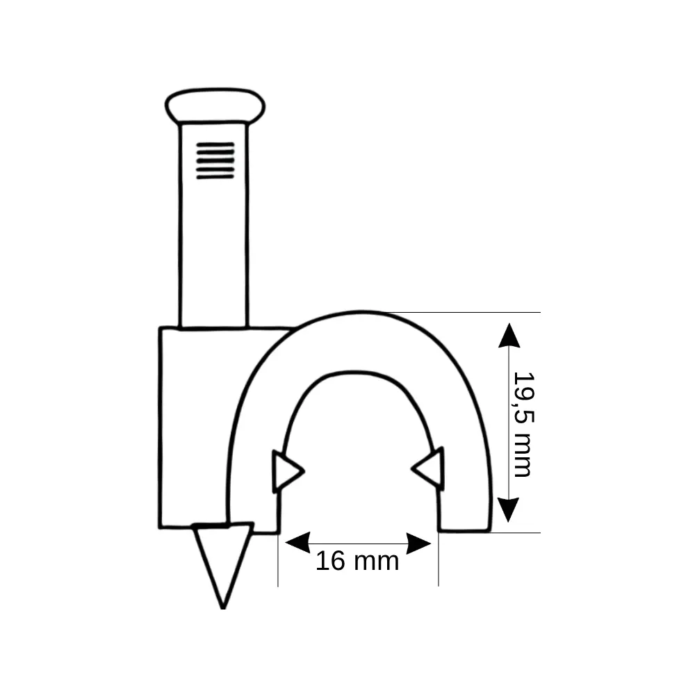 Vest No:7 Çivili Kroşe (100'lü Paket) - 2
