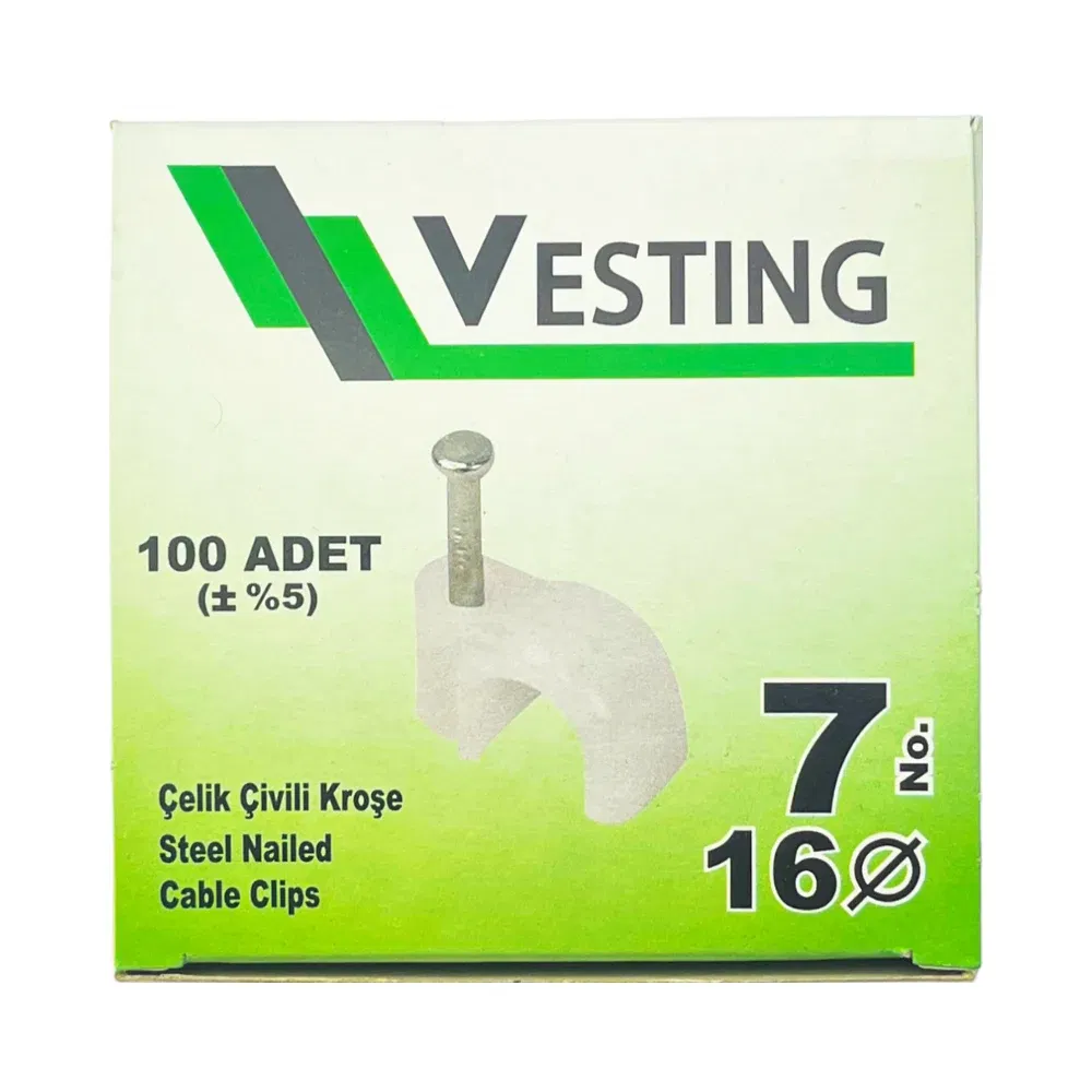 Vest No:7 Çivili Kroşe (100'lü Paket) - 3