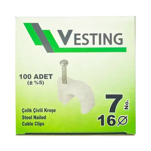 Vest No:7 Çivili Kroşe (100'lü Paket) - 3