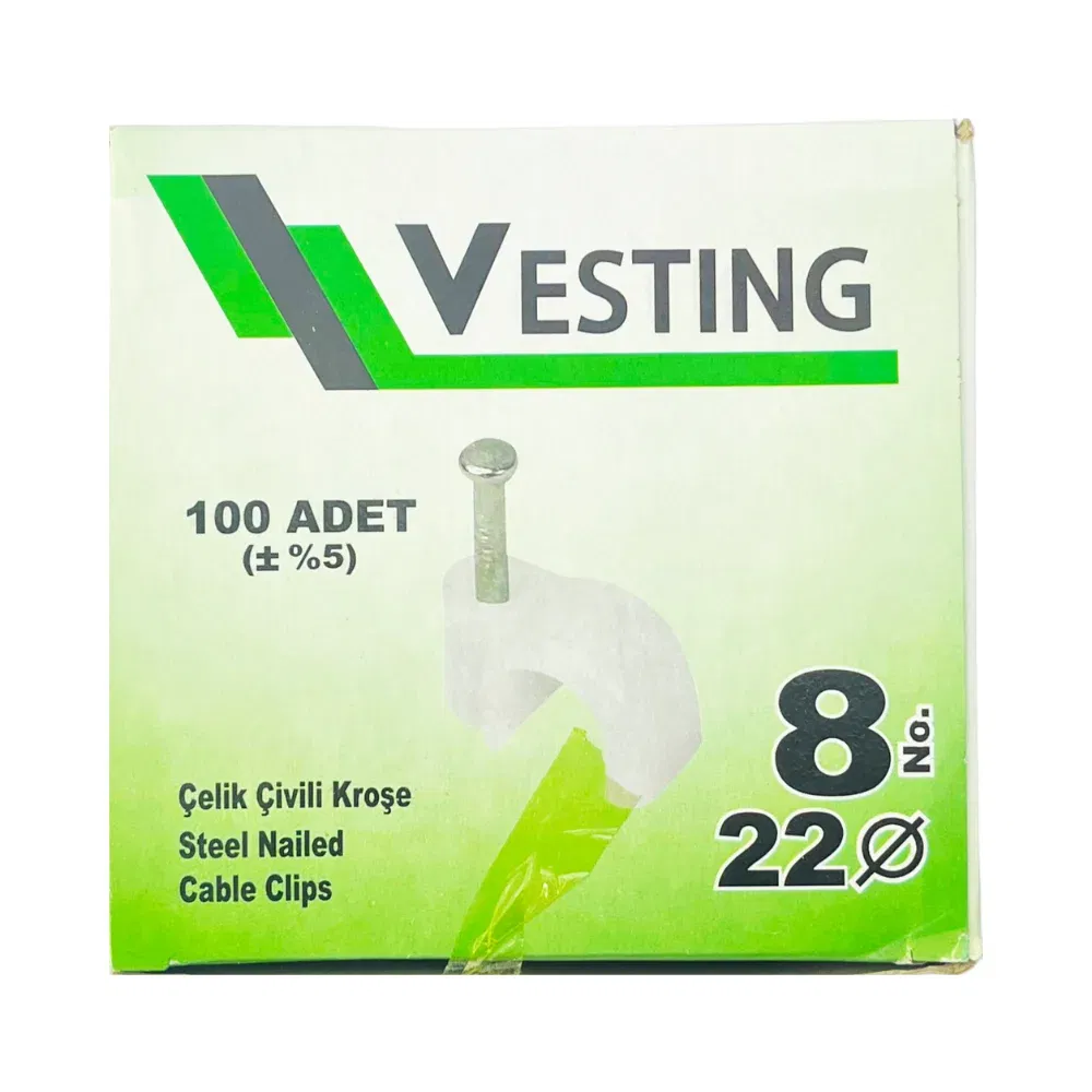 Vest No:8 Çivili Kroşe (50'li Paket) - 3