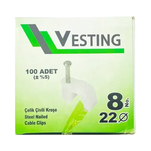 Vest No:8 Çivili Kroşe (50'li Paket) - 3