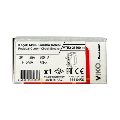Viko 2x25A 300mA Kaçak Akım Rölesi VTR2-25300 - 4