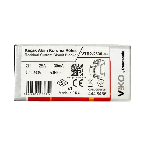 Viko 2x25A 30mA Kaçak Akım Rölesi VTR2-2530 - 4