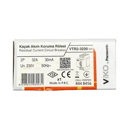 Viko 2x32A 30mA Kaçak Akım Rölesi VTR2-3230 - 4