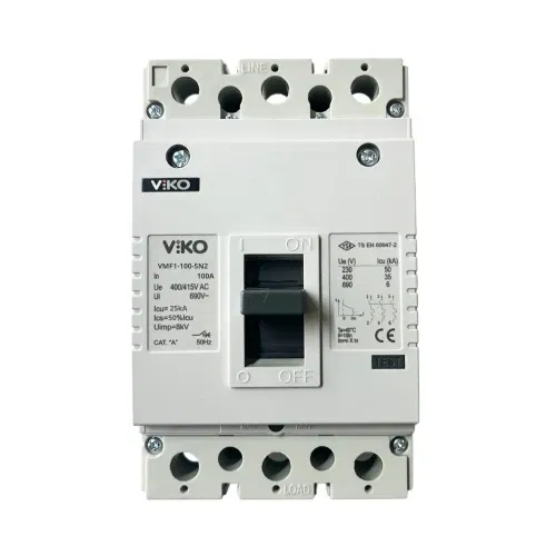 Viko 3X100A 25kA Sabit Kompakt Şalter VMF1-100-SN2 - 1