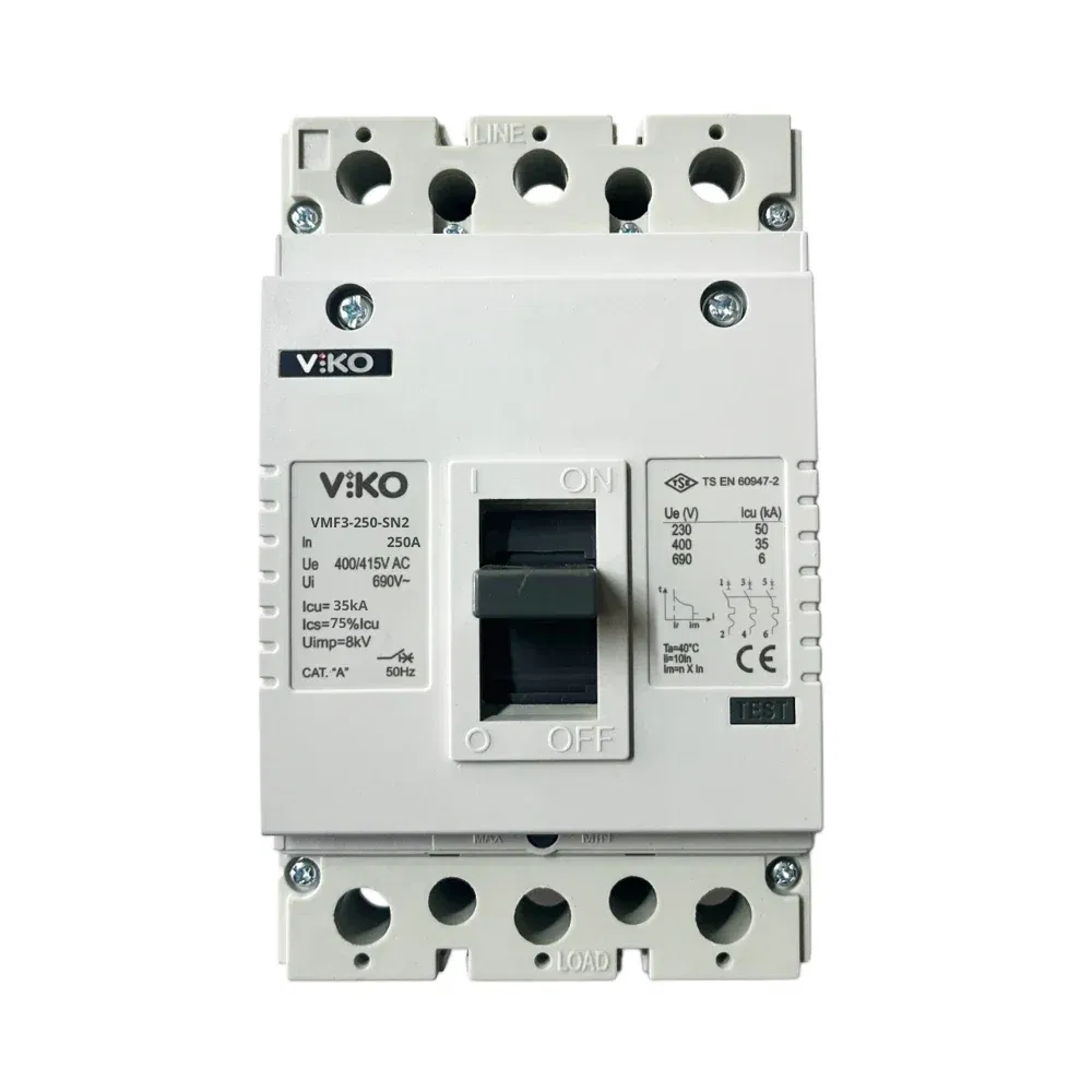 Viko 3X250A 35kA Sabit Kompakt Şalter VMF3-250-SN2 - 1