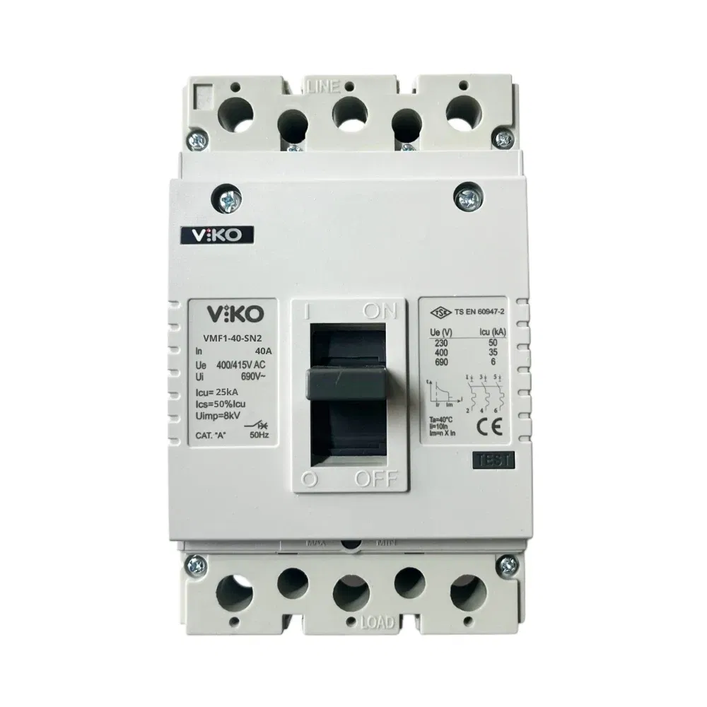 Viko 3X40A 25kA Sabit Kompakt Şalter VMF1-40-SN2 - 1