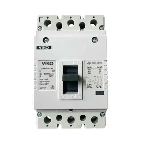 Viko 3X40A 25kA Sabit Kompakt Şalter VMF1-40-SN2 - 1