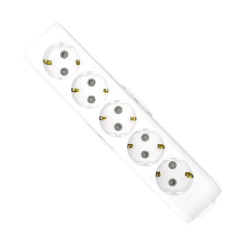 Viko 5'li Topraklı Grup Priz (Klemensli) - 1