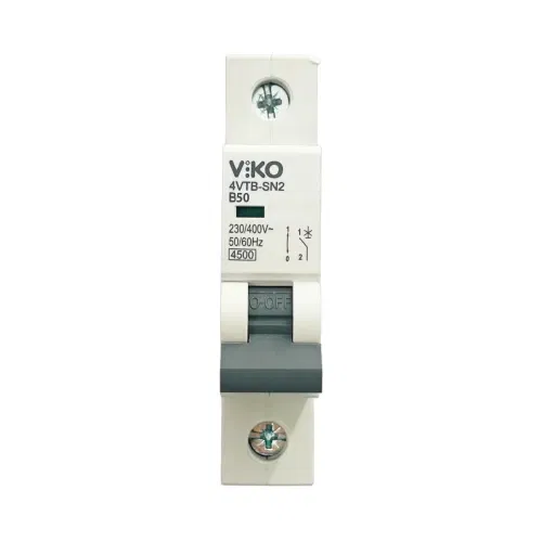 Viko B Tipi 1x50A 4,5kA Otomatik Sigorta 4VTB-1B50 - 1