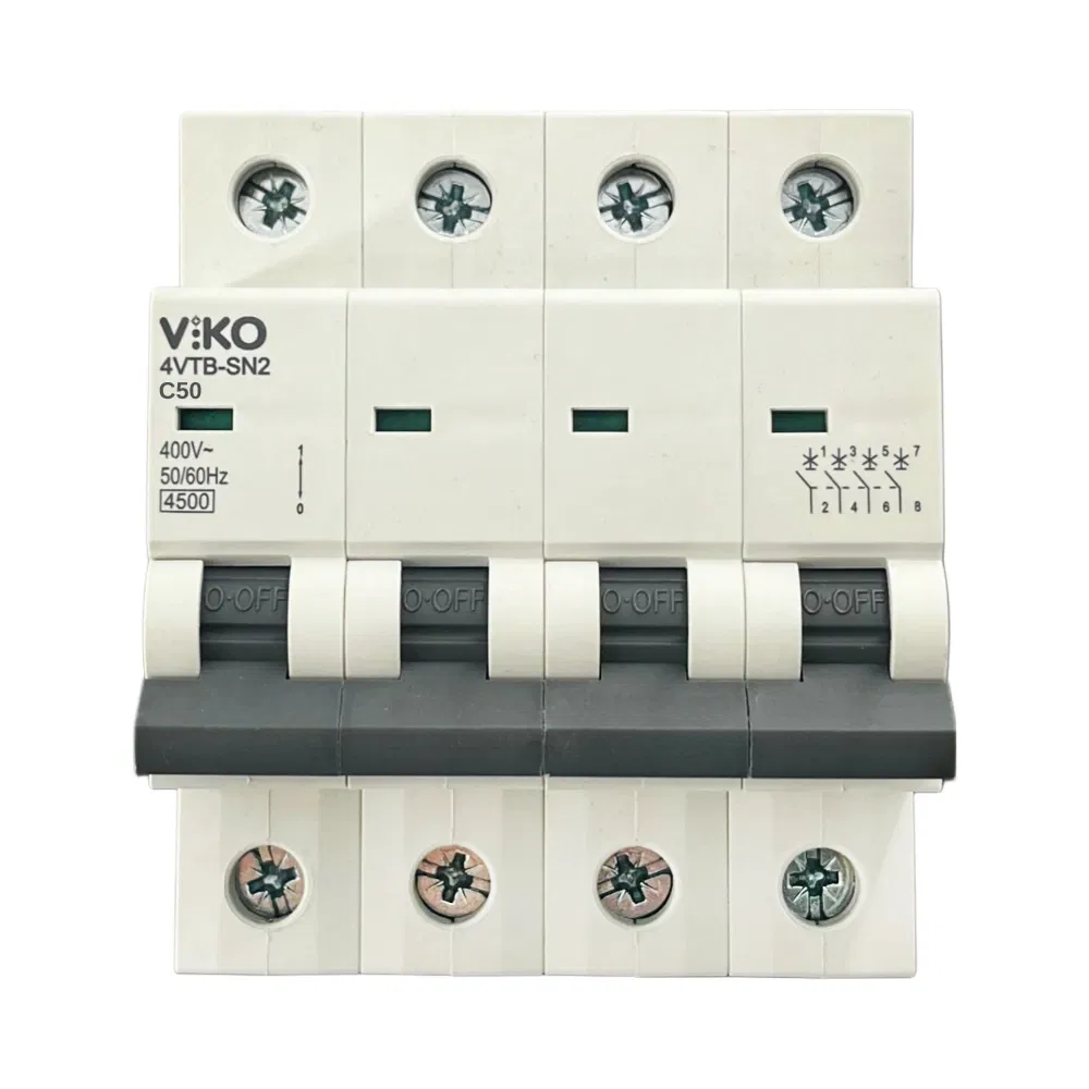 Viko C Tipi 4x50A 4,5kA Otomatik Sigorta 4VTB-4C50 - 1