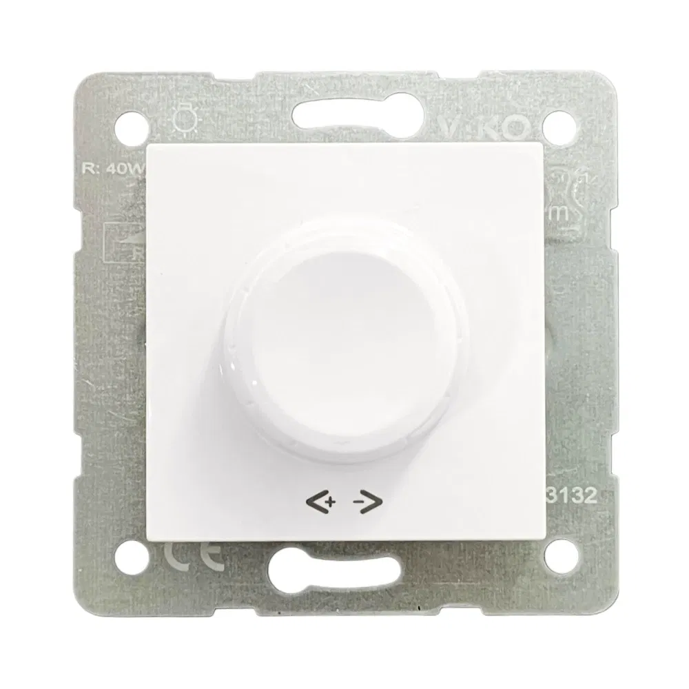Viko Karre/Meridian Dimmer 600W Mekanizma Beyaz (Çerçeve Hariç) - 1