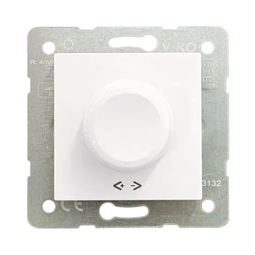 Viko Karre/Meridian Dimmer 600W Mekanizma Beyaz (Çerçeve Hariç) - 1